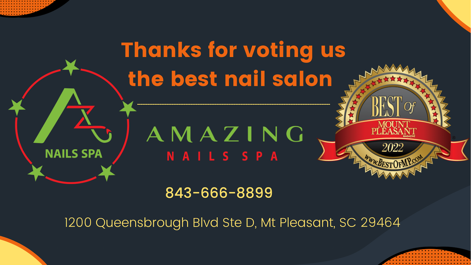 Amazing Nails Spa ( Mt Pleasant) logo